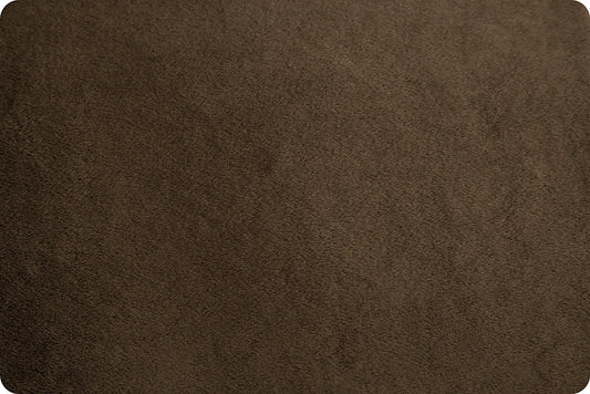MINKY – 90” Extra Wide  C390 BROWN Smooth Cuddle From Shannon Fabrics