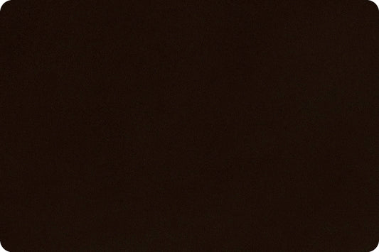 MINKY – 90” Extra Wide  C390 CHOCOLATE Smooth Cuddle From Shannon Fabrics