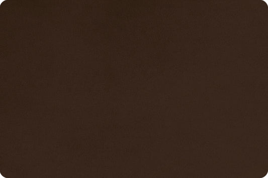 MINKY – 90” Extra Wide  C390 COFFEE Smooth Cuddle From Shannon Fabrics
