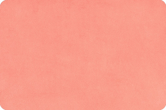 MINKY – 90” Extra Wide  C390 CORAL Smooth Cuddle From Shannon Fabrics
