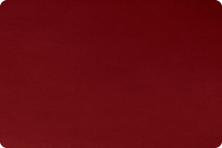 MINKY – 90” Extra Wide C390 CRIMSON Smooth Cuddle From Shannon Fabrics