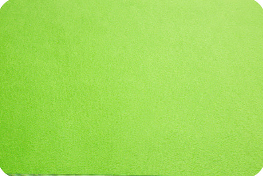 MINKY – 90” Extra Wide  C390 DARK LIME Smooth Cuddle From Shannon Fabrics