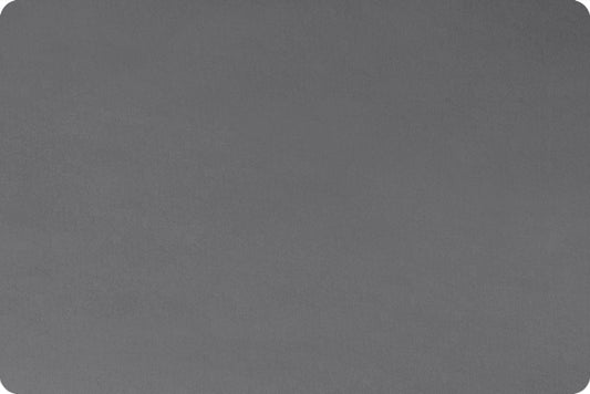 MINKY – 90” Extra Wide  C390 GRAPHITE Smooth Cuddle From Shannon Fabrics