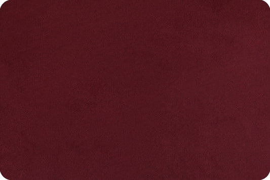 MINKY – 90” Extra Wide  C390 MERLOT Smooth Cuddle From Shannon Fabrics