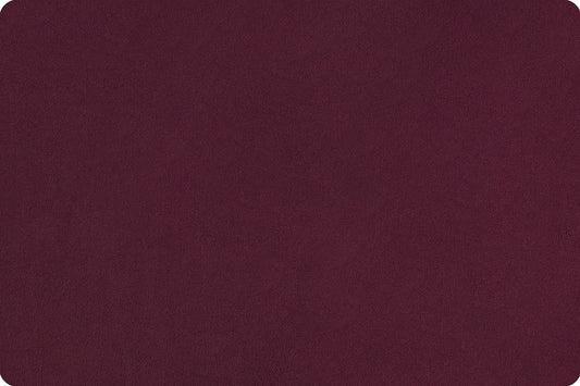 MINKY – 90” Extra Wide  C390 PLUMWINE Smooth Cuddle From Shannon Fabrics