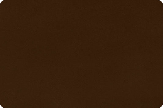 Minky - Brown Solid Cuddle 3 Smooth Minky
