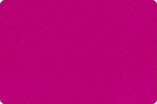 Minky - Cerise Solid Cuddle 3 Smooth Minky