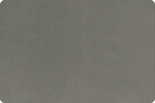 Minky - Charcoal Solid Cuddle 3 Smooth Minky