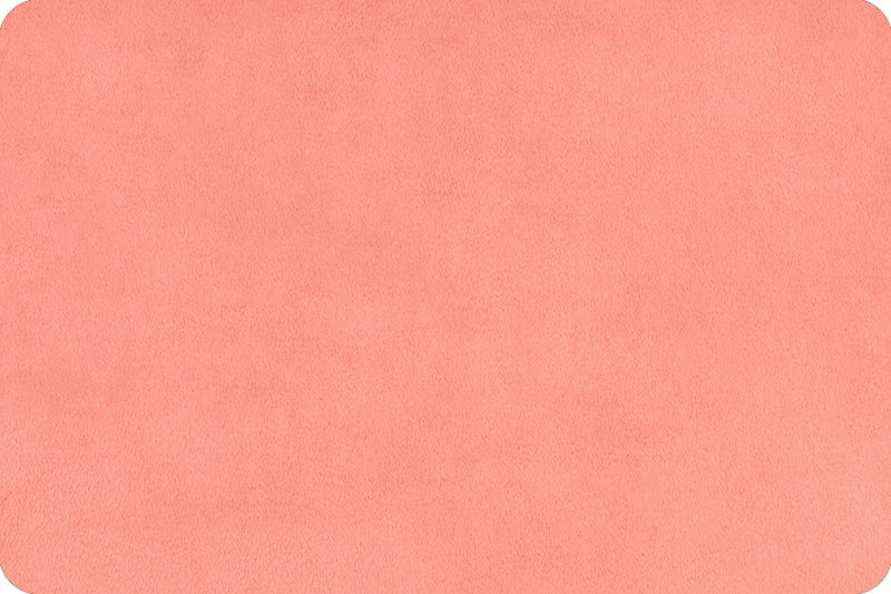 Minky - Coral Solid Cuddle 3 Smooth Minky