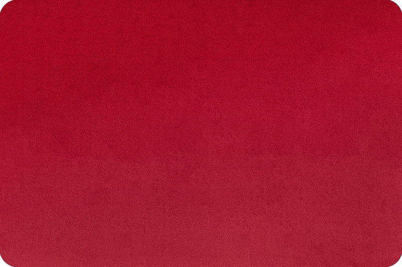 Minky - Crimson Solid Cuddle 3 Smooth Minky