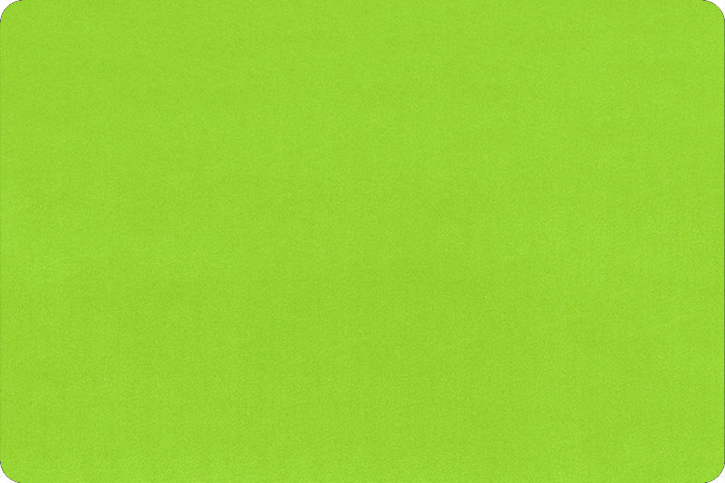 Minky - DARK LIME Solid Cuddle 3 Smooth Minky