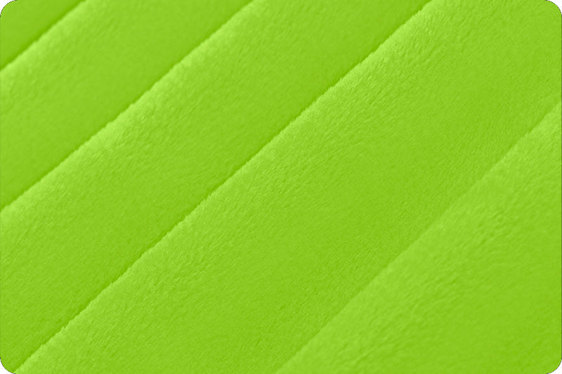 Minky - DARK LIME Solid Cuddle 3 Smooth Minky
