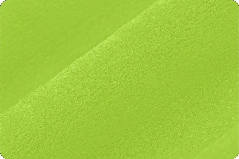 Minky - DARK LIME Solid Cuddle 3 Smooth Minky