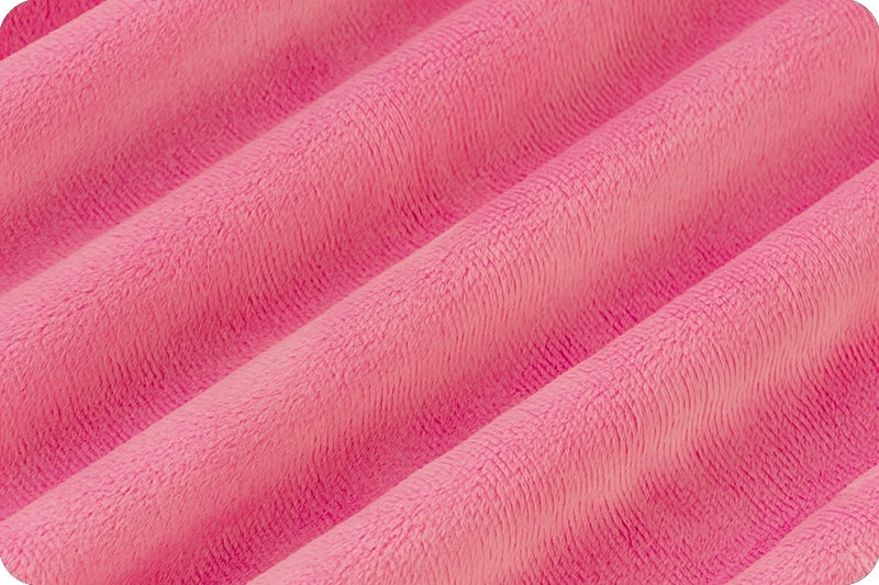 Minky - HOT PINK Solid Cuddle 3 Smooth Minky