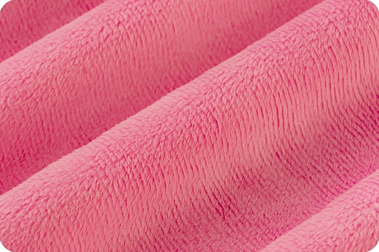 Minky - HOT PINK Solid Cuddle 3 Smooth Minky