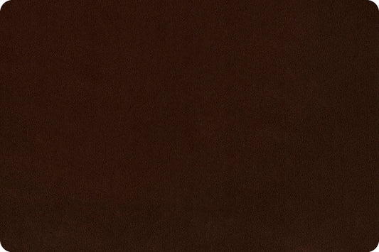Minky - Mahogany Solid Cuddle 3 Smooth Minky