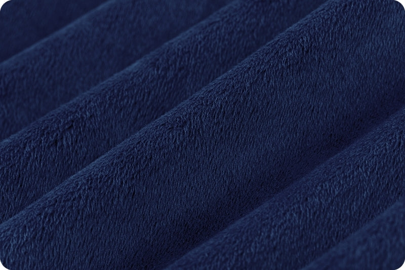 Minky - MIDNIGHT BLUE Solid Cuddle 3 Smooth Min