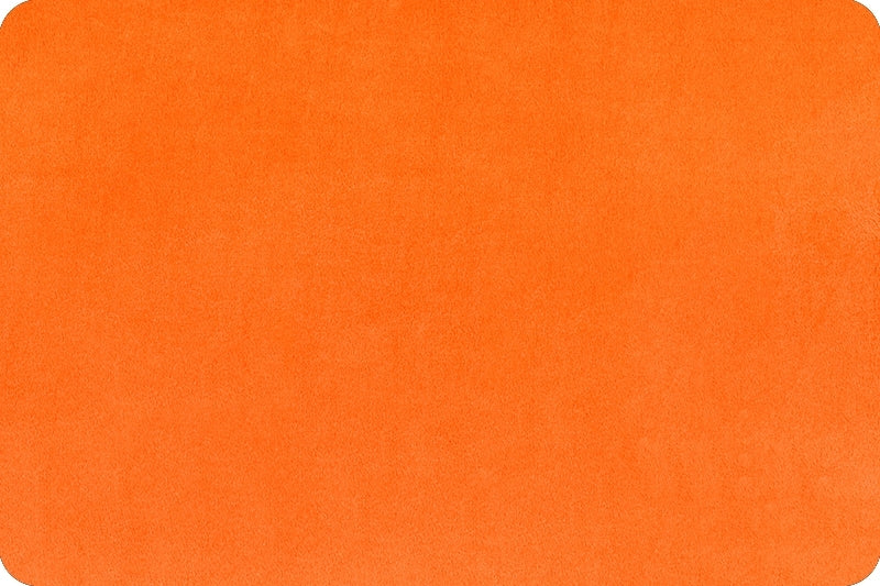 Minky - Orange Solid Cuddle 3 Smooth Minky