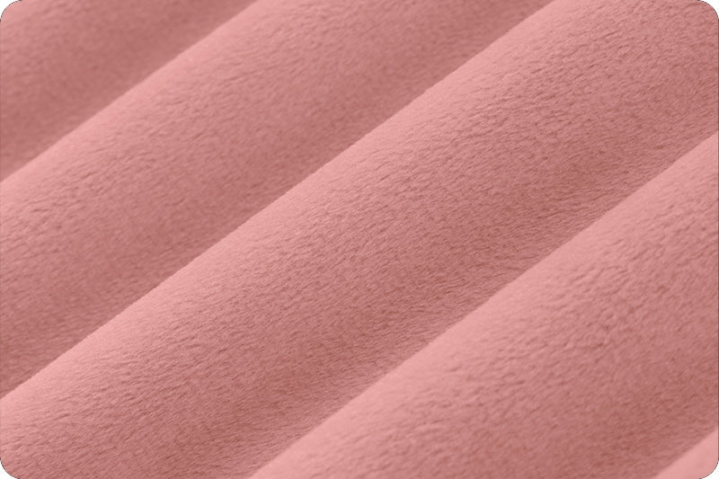 Minky - ROSE QUARTZ Solid Cuddle 3 Smooth Minky