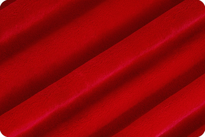 Minky - SCARLET Solid Cuddle 3 Smooth Minky