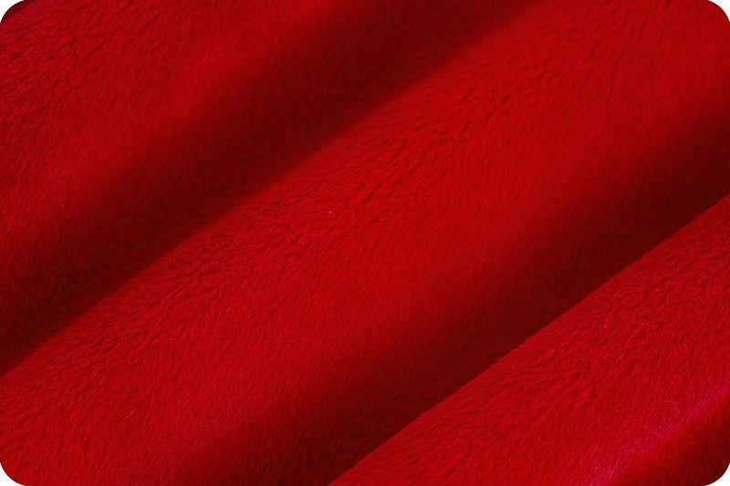 Minky - SCARLET Solid Cuddle 3 Smooth Minky