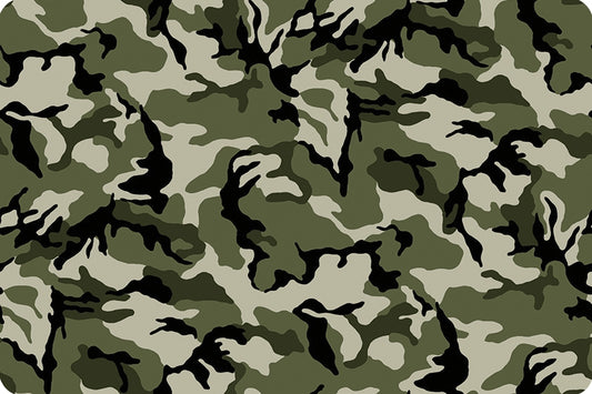 Cloud Cuddle Minky -DISCONTINUED- Camo Cloud Cuddle Loden Double Sided Minky From Shannon Fabrics