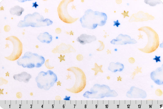 Cloud Cuddle Minky - Lil Moonbeams Cloud Cuddle Multi Double Sided Minky From Shannon Fabrics