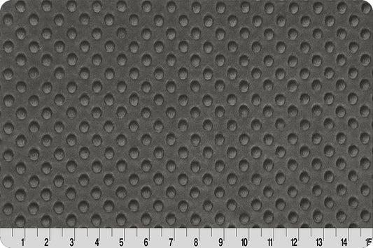 Minky - Ash Cuddle Dimple - 3mm Pile