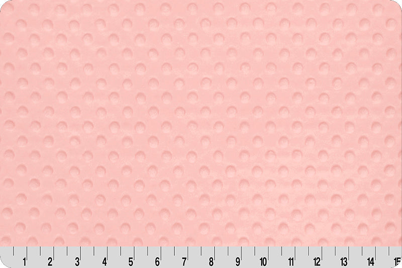 Baby Pink Cuddle Dimple Minky