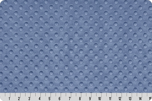 Denim Cuddle Dimple Minky