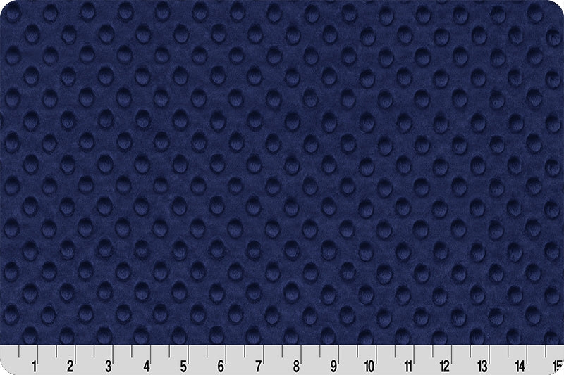 Midnight Blue Cuddle Dimple Minky