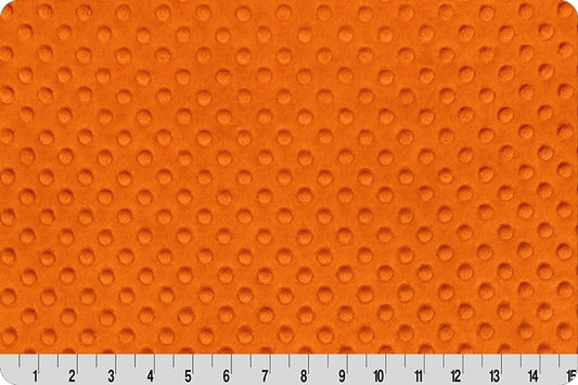 Orange Cuddle Dimple Minky