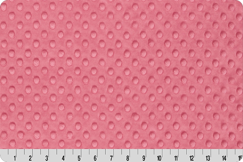 Paris Pink Cuddle Dimple Minky