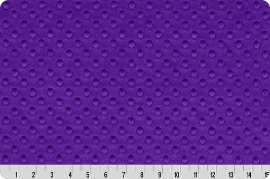 Purple Cuddle Dimple Minky