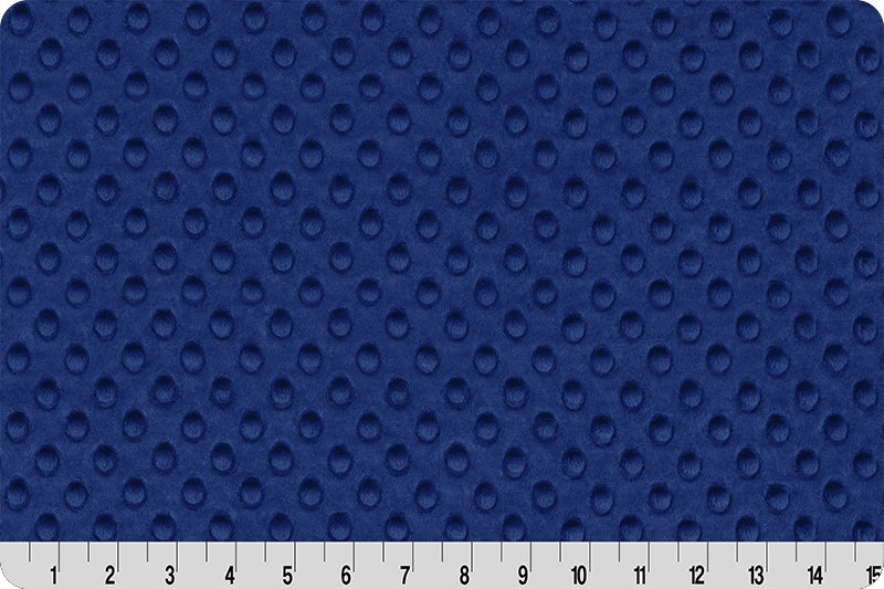 Royal Blue Cuddle Dimple Minky
