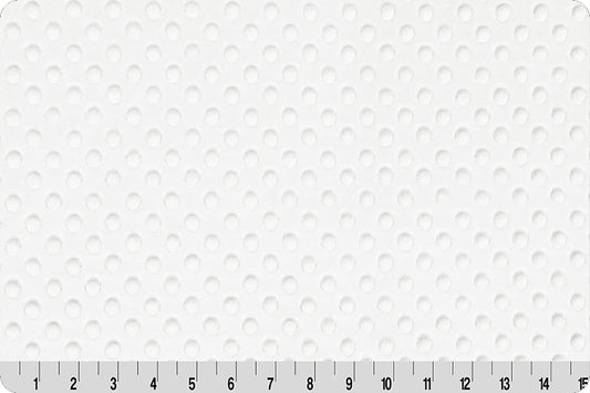 White Cuddle Dimple Minky