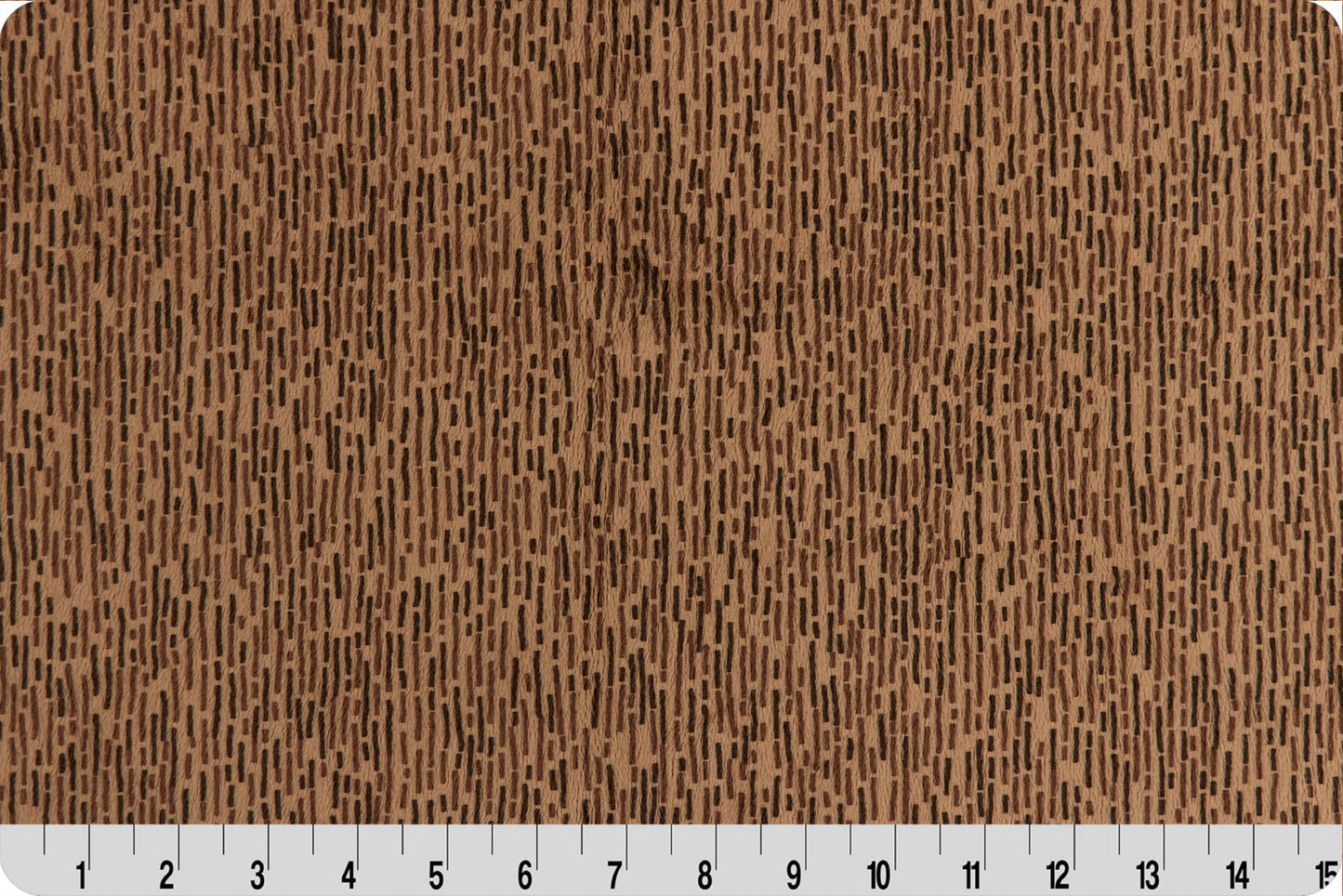 MINKY - 90" Extra Wide BROWN DASH Cuddle Minky from Shannon Fabrics