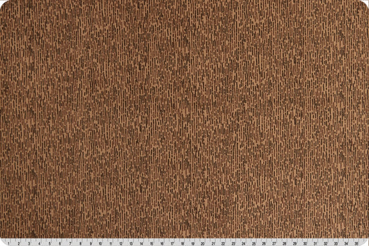 MINKY - 90" Extra Wide BROWN DASH Cuddle Minky from Shannon Fabrics