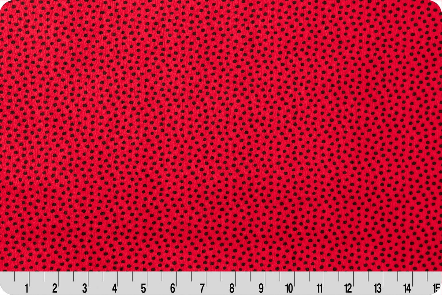MINKY - 90" Extra Wide CARDINAL DOTTIE Cuddle Minky from Shannon Fabrics