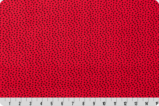 MINKY - 90" Extra Wide CARDINAL DOTTIE Cuddle Minky from Shannon Fabrics