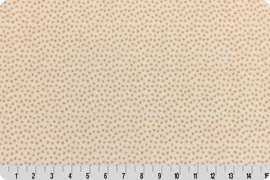 MINKY - 90" Extra Wide SAND DOTTIE Cuddle Minky from Shannon Fabrics