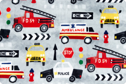 Minky - 1st Responders Digital Cuddle® Multi from Shannon Fabrics