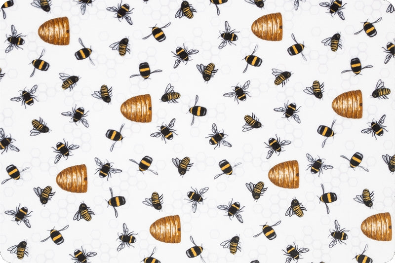 Minky – Bee's Knees Digital Cuddle Golden From Shannon Fabrics