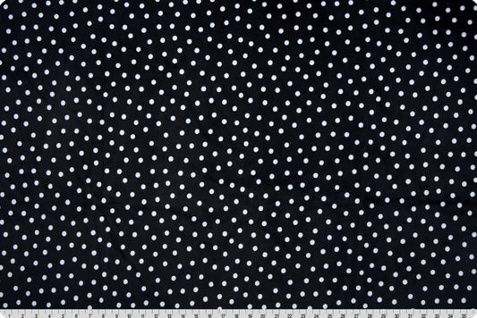 Minky - Dot Digital Cuddle Black From Shannon Fabrics
