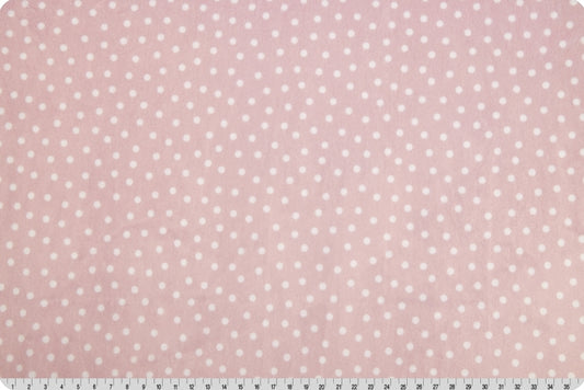 Minky - Dot Digital Cuddle Rosewater From Shannon Fabrics