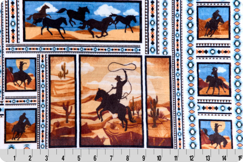 Minky - Lone Star Digital Cuddle Jeans From Shannon Fabrics