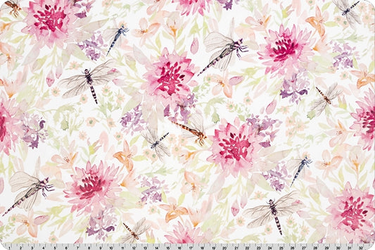 Minky - Wild Dragonfly Digital Cuddle Elderberry From Shannon Fabrics