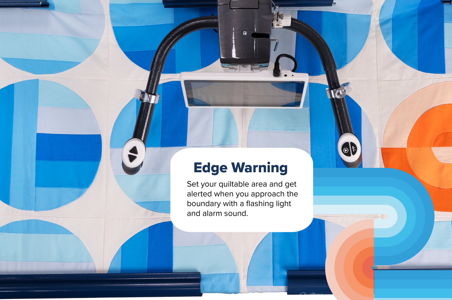 Q'nique 19X Elite Longarm Quilting Machine wtih Frame from Grace Company