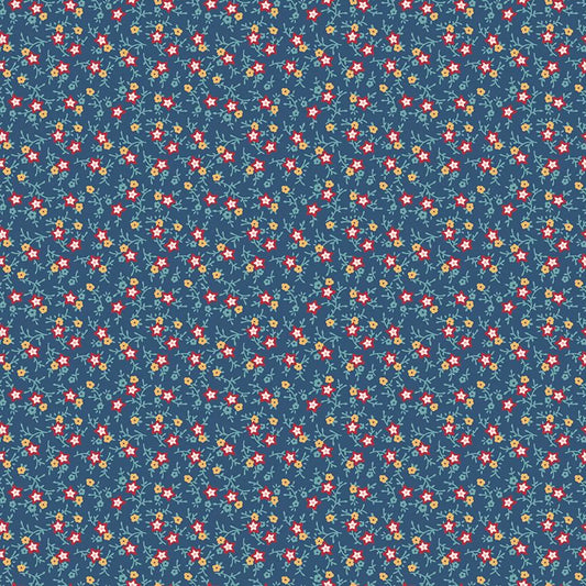 July in Dark Denim from the Americana Collection by Lori Holt for Riley Blake Designs