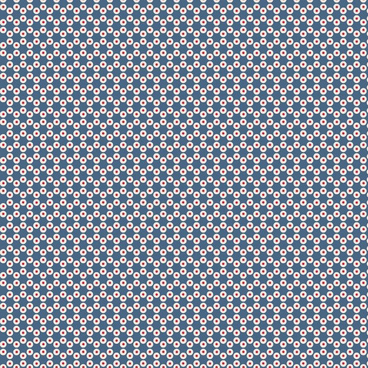 Patriot in Dark Denim from the Americana Collection by Lori Holt for Riley Blake Designs